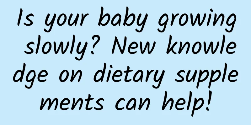 Is your baby growing slowly? New knowledge on dietary supplements can help!