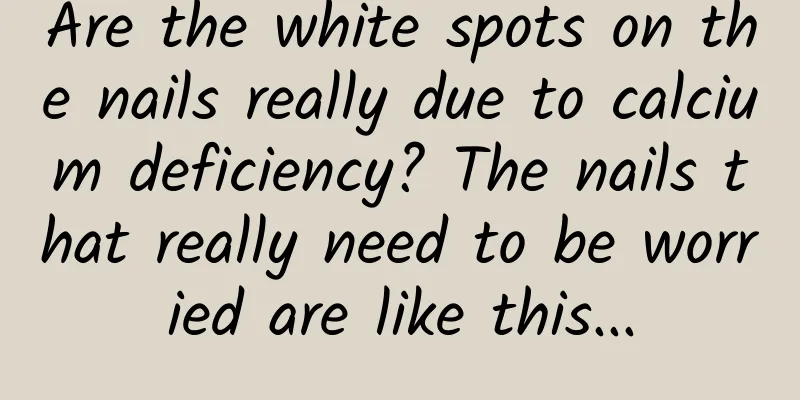 Are the white spots on the nails really due to calcium deficiency? The nails that really need to be worried are like this...