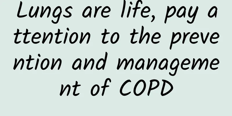 Lungs are life, pay attention to the prevention and management of COPD