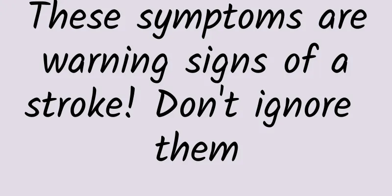 These symptoms are warning signs of a stroke! Don't ignore them