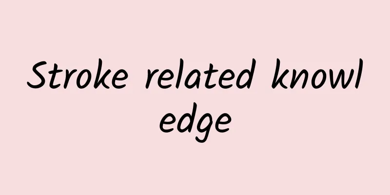Stroke related knowledge