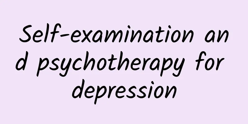 Self-examination and psychotherapy for depression