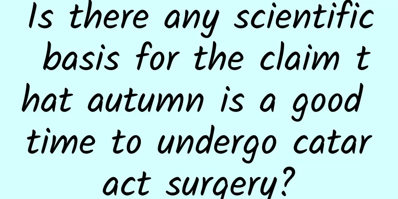 Is there any scientific basis for the claim that autumn is a good time to undergo cataract surgery?