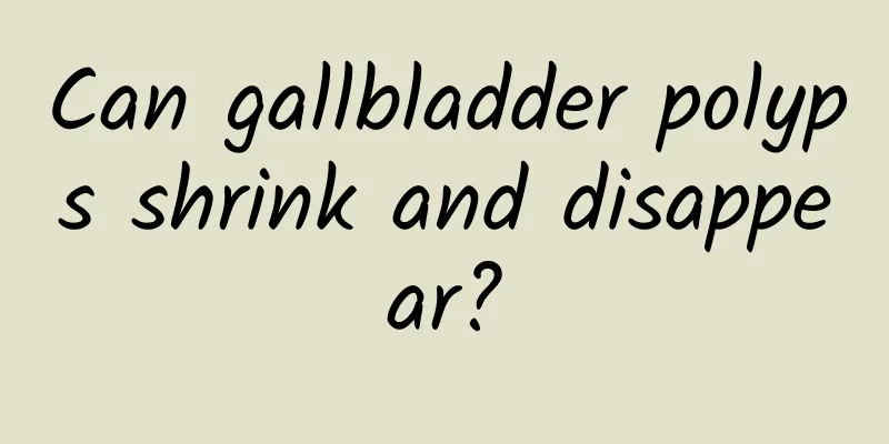 Can gallbladder polyps shrink and disappear?