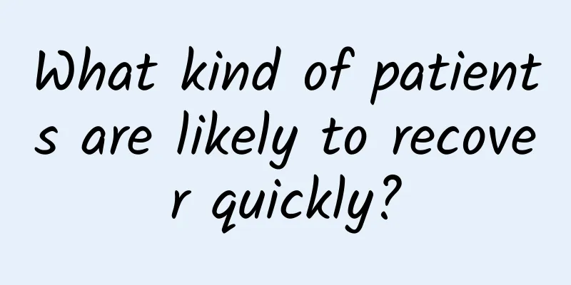 What kind of patients are likely to recover quickly?