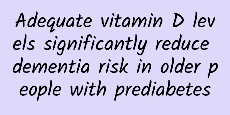 Adequate vitamin D levels significantly reduce dementia risk in older people with prediabetes