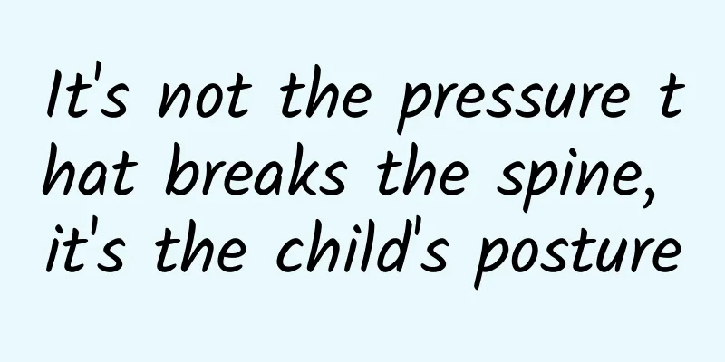 It's not the pressure that breaks the spine, it's the child's posture