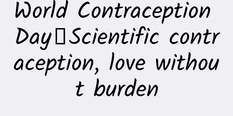 World Contraception Day│Scientific contraception, love without burden