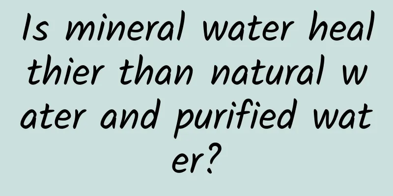 Is mineral water healthier than natural water and purified water?