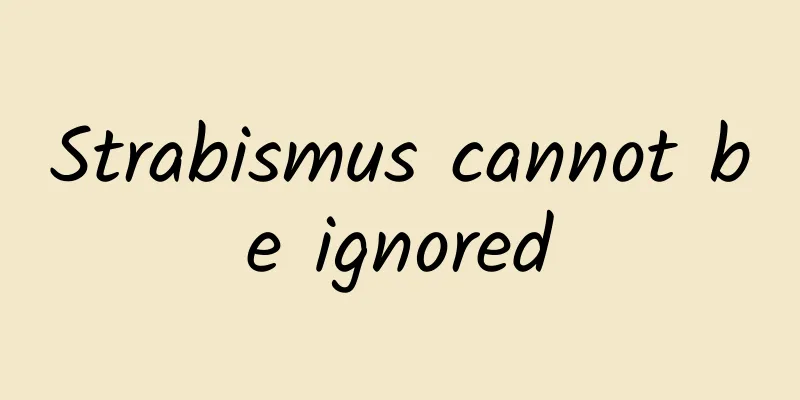 Strabismus cannot be ignored