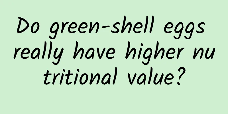 Do green-shell eggs really have higher nutritional value?