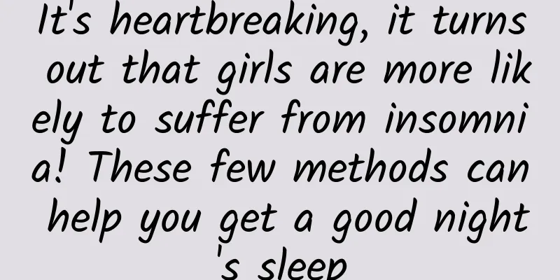 It's heartbreaking, it turns out that girls are more likely to suffer from insomnia! These few methods can help you get a good night's sleep
