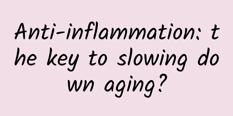 Anti-inflammation: the key to slowing down aging?