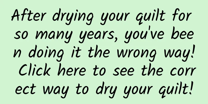 After drying your quilt for so many years, you've been doing it the wrong way! Click here to see the correct way to dry your quilt!