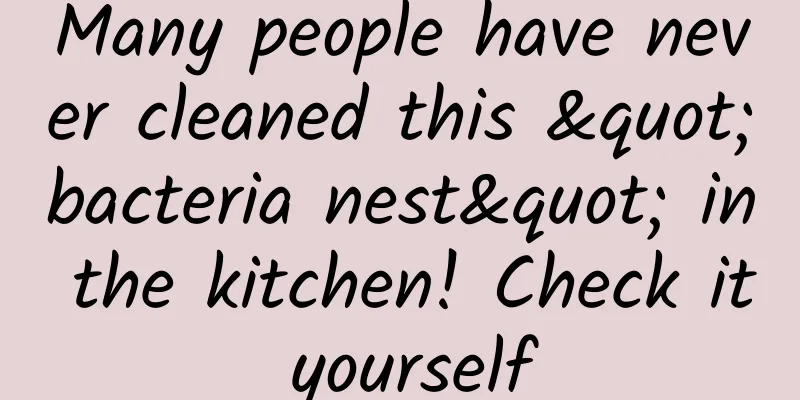 Many people have never cleaned this "bacteria nest" in the kitchen! Check it yourself