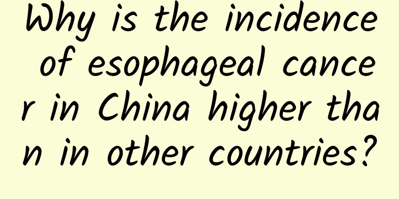 Why is the incidence of esophageal cancer in China higher than in other countries?