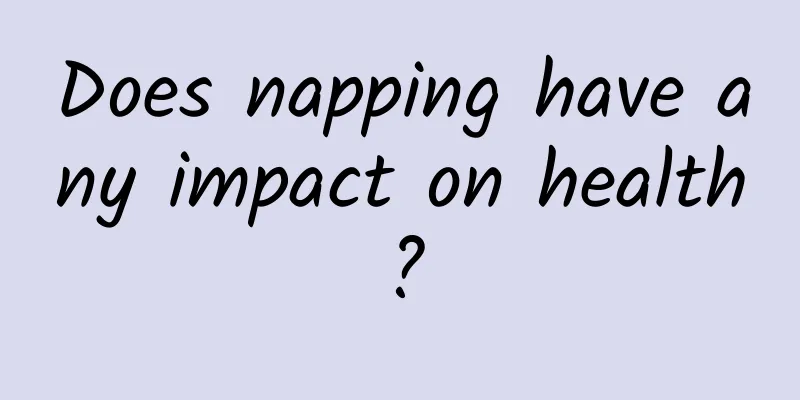 Does napping have any impact on health?