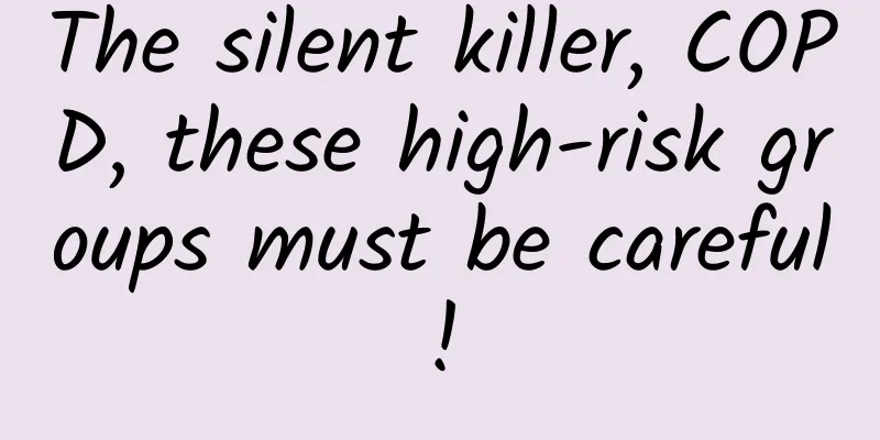The silent killer, COPD, these high-risk groups must be careful!