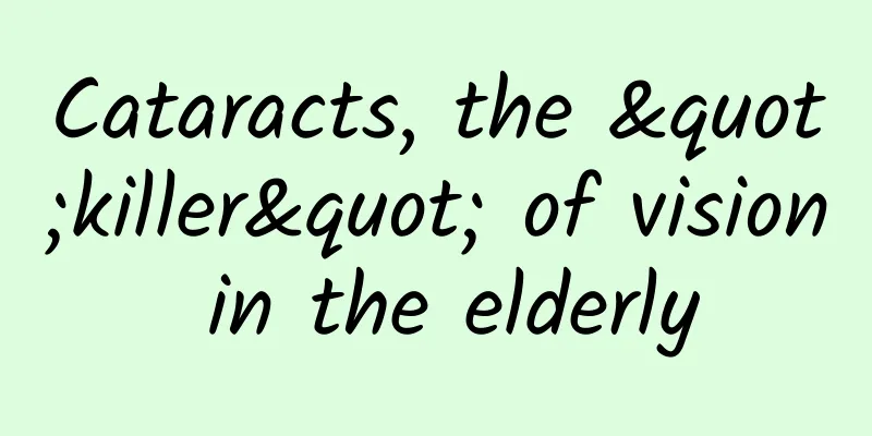 Cataracts, the "killer" of vision in the elderly
