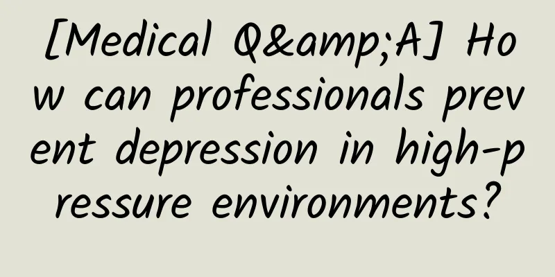 [Medical Q&A] How can professionals prevent depression in high-pressure environments?