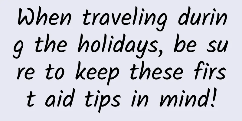 When traveling during the holidays, be sure to keep these first aid tips in mind!