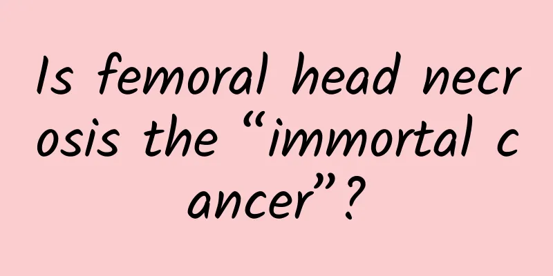 Is femoral head necrosis the “immortal cancer”?