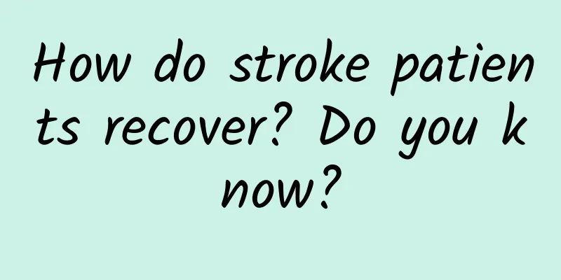 How do stroke patients recover? Do you know?