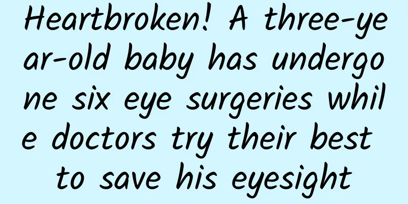 Heartbroken! A three-year-old baby has undergone six eye surgeries while doctors try their best to save his eyesight