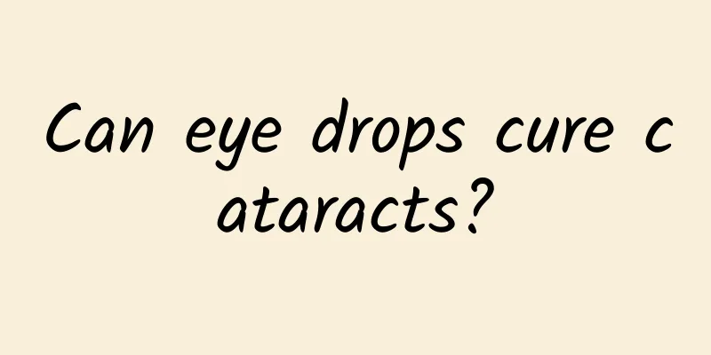 Can eye drops cure cataracts?