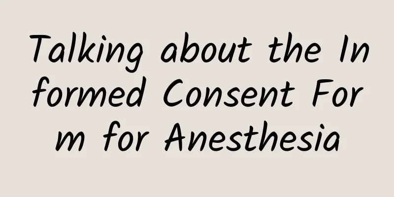 Talking about the Informed Consent Form for Anesthesia