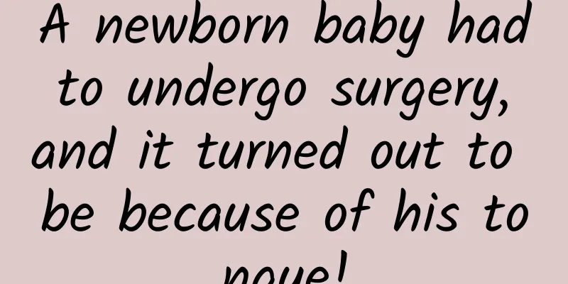A newborn baby had to undergo surgery, and it turned out to be because of his tongue!