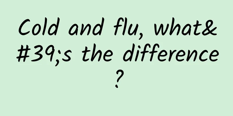 Cold and flu, what's the difference?