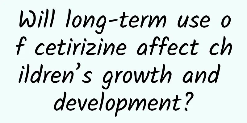 Will long-term use of cetirizine affect children’s growth and development?