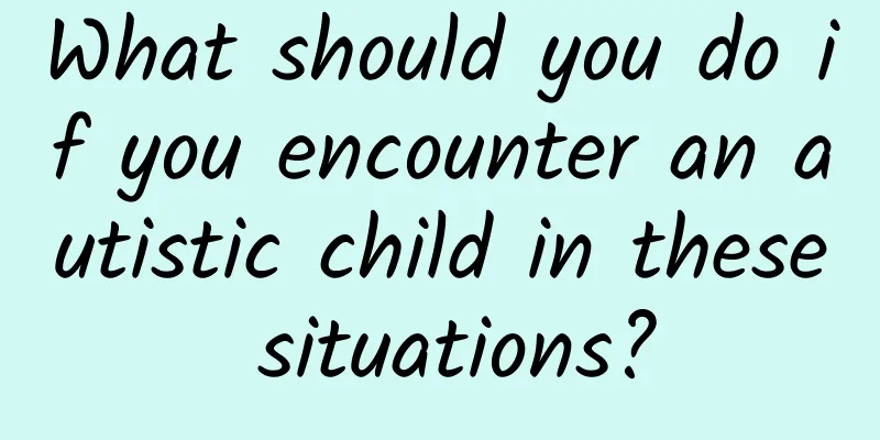 What should you do if you encounter an autistic child in these situations?