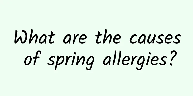 What are the causes of spring allergies?