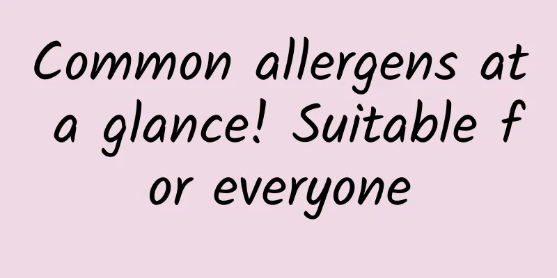 Common allergens at a glance! Suitable for everyone