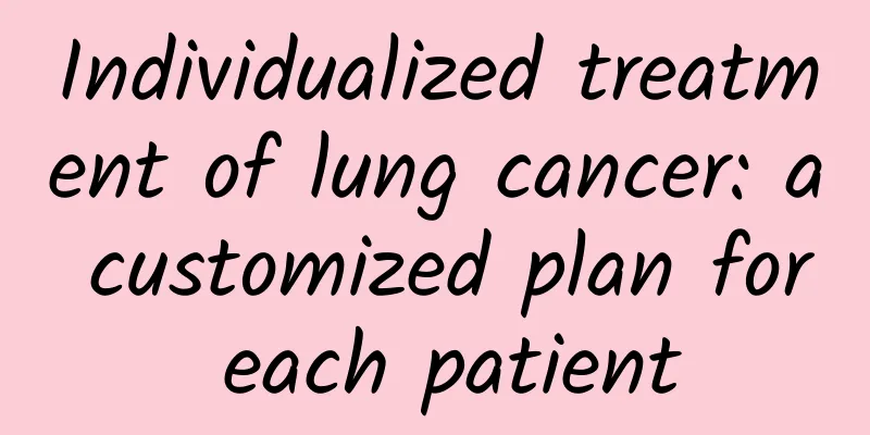 Individualized treatment of lung cancer: a customized plan for each patient