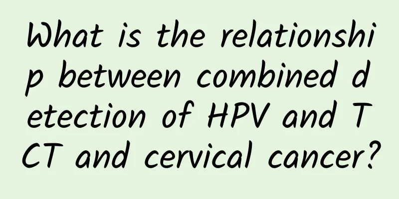 What is the relationship between combined detection of HPV and TCT and cervical cancer?