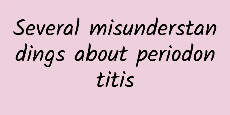 Several misunderstandings about periodontitis