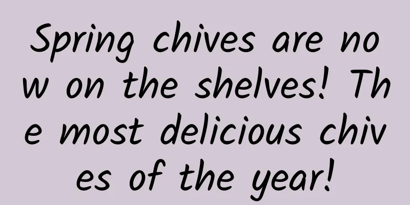 Spring chives are now on the shelves! The most delicious chives of the year!
