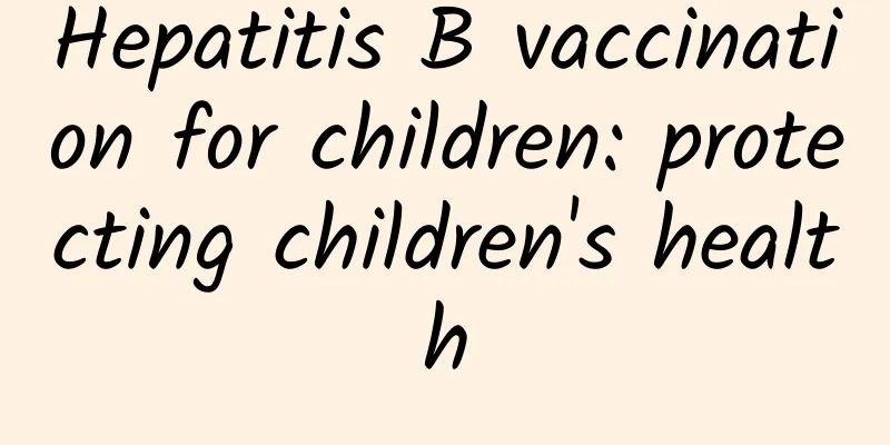Hepatitis B vaccination for children: protecting children's health