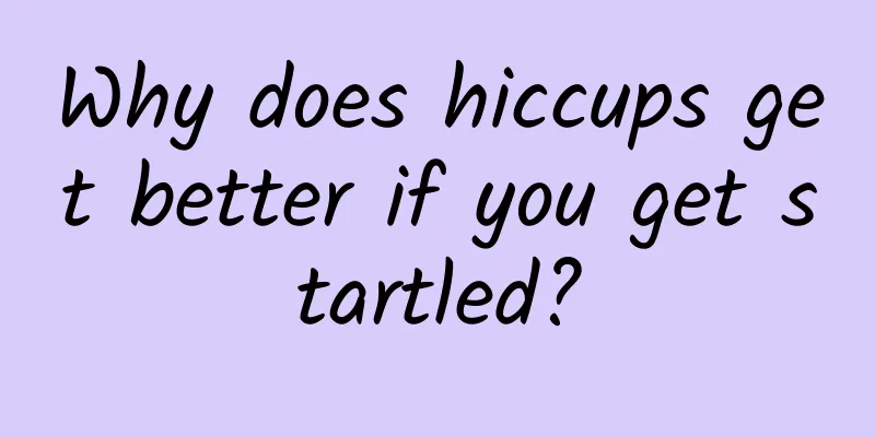 Why does hiccups get better if you get startled?