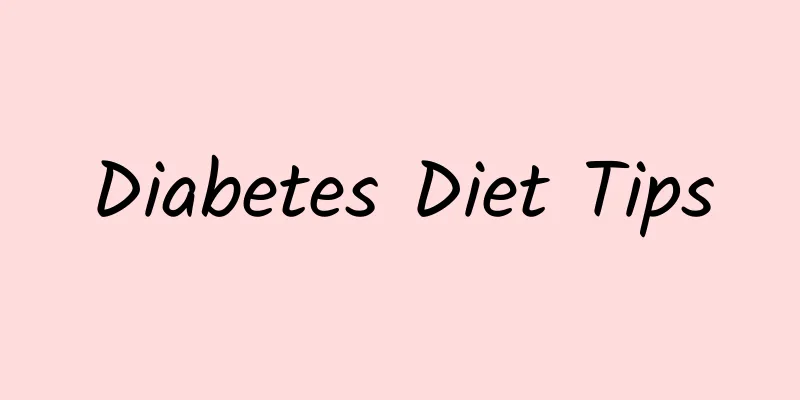 Diabetes Diet Tips