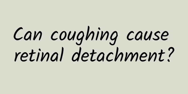 Can coughing cause retinal detachment?