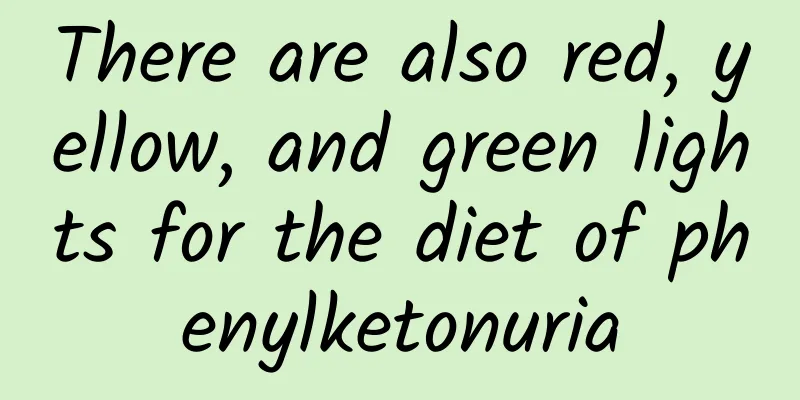 There are also red, yellow, and green lights for the diet of phenylketonuria