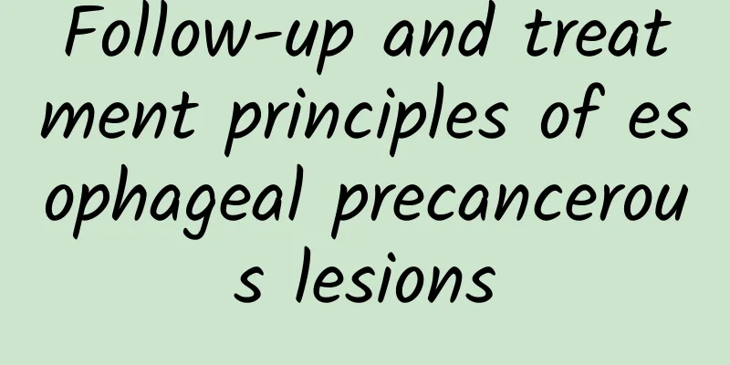 Follow-up and treatment principles of esophageal precancerous lesions