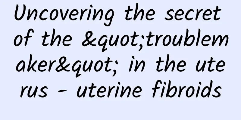 Uncovering the secret of the "troublemaker" in the uterus - uterine fibroids