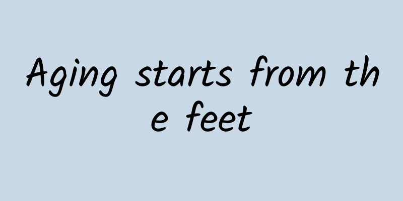Aging starts from the feet