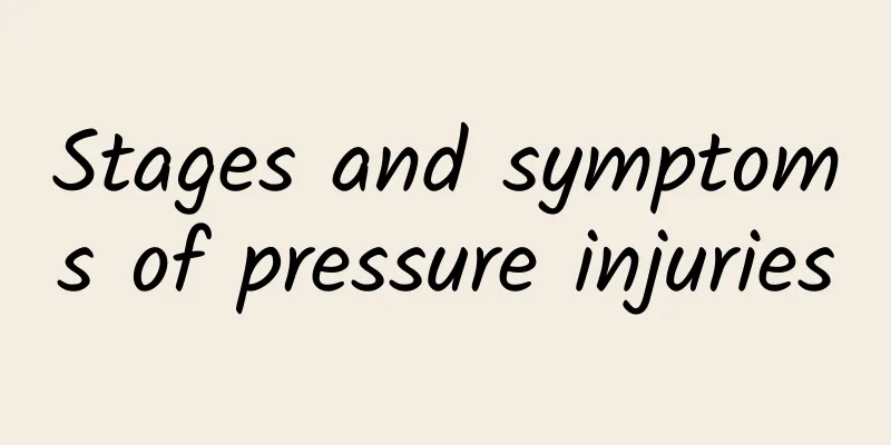 Stages and symptoms of pressure injuries