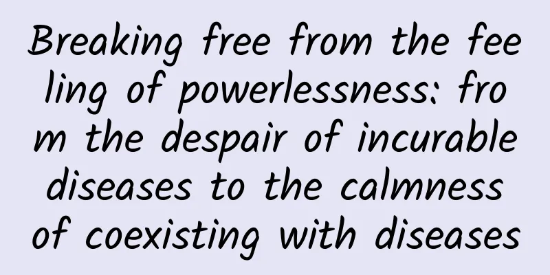Breaking free from the feeling of powerlessness: from the despair of incurable diseases to the calmness of coexisting with diseases